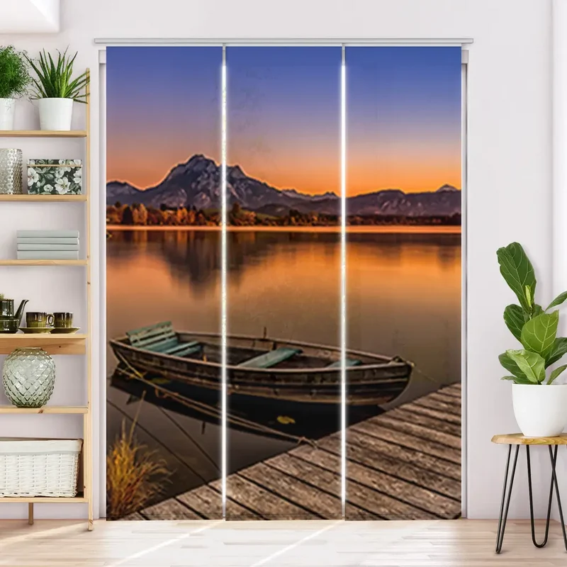 Schiebegardine Motiv "Abendstimmung am Hopfensee"