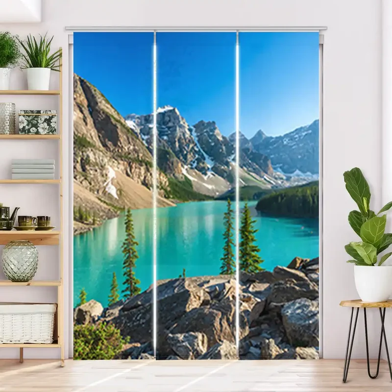 Schiebegardine Motiv "Rocky Mountains Canada"