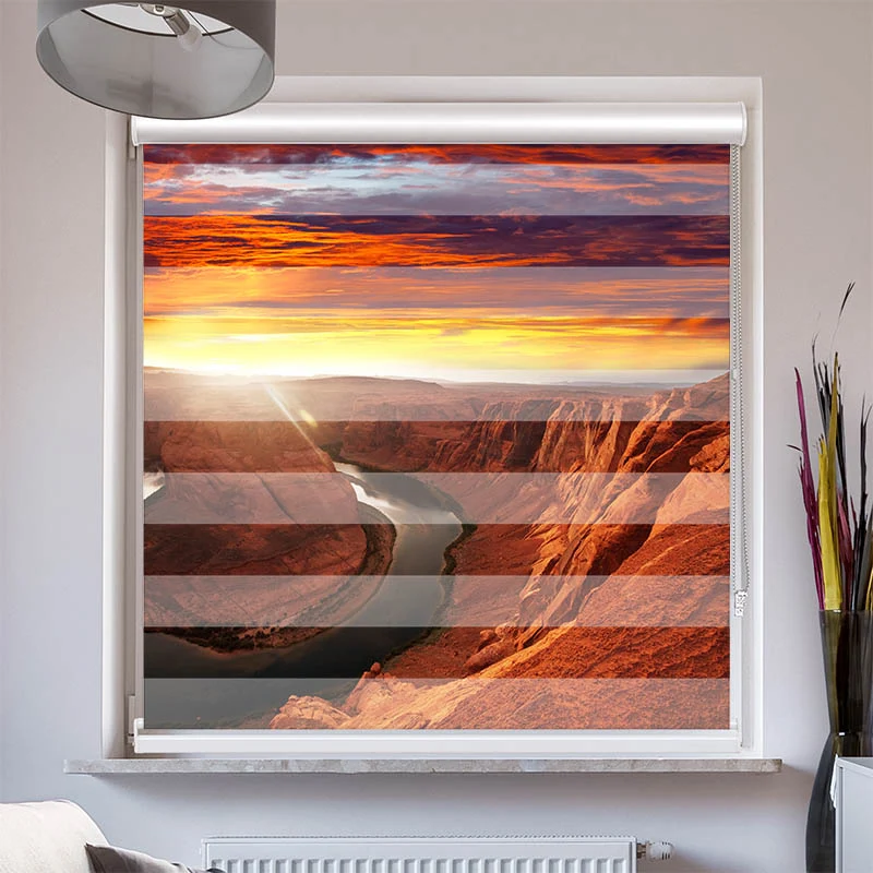 Doppelrollo mit Kassette "Grand Canyon"