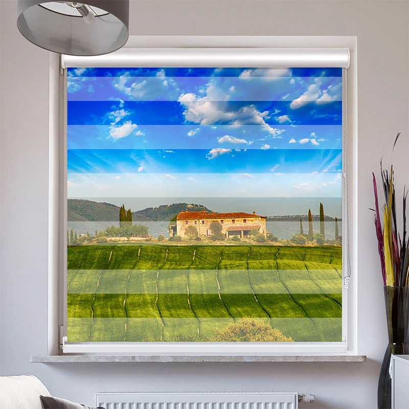 Doppelrollo mit Kassette "Toskana"
