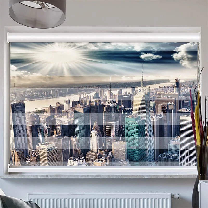 Doppelrollo mit Kassette "Skyline Manhattan"