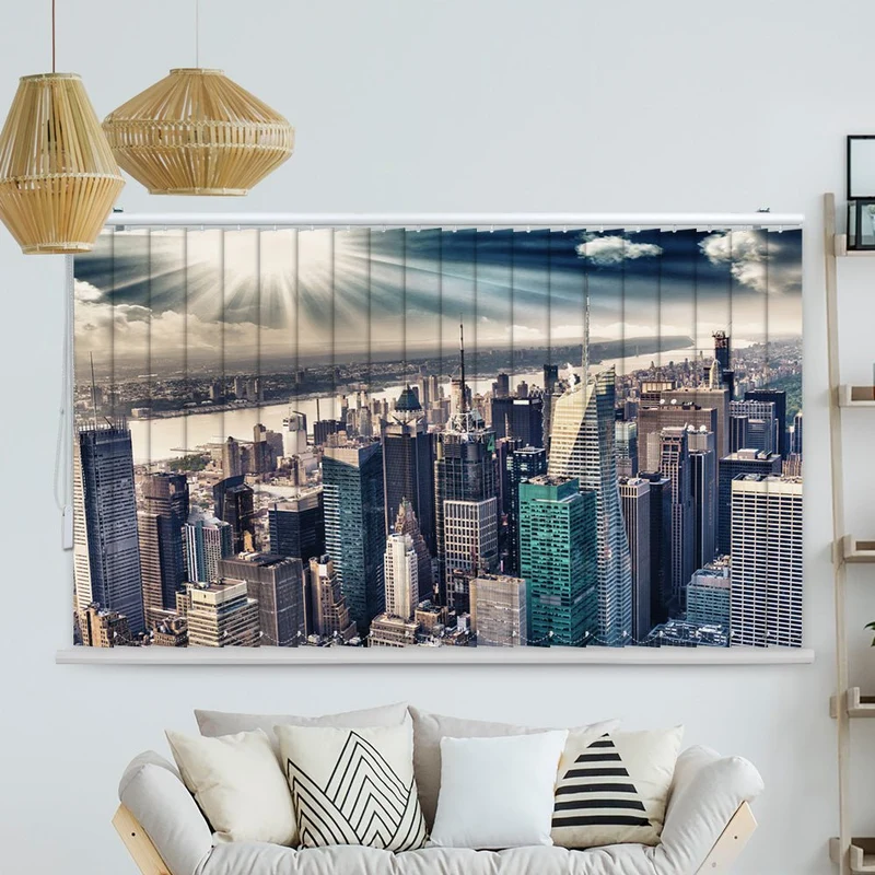 Lamellenvorhang Motiv "Skyline Manhattan"