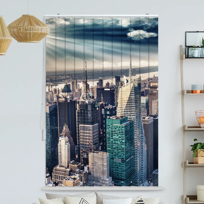 Lamellenvorhang Motiv "Skyline Manhattan"