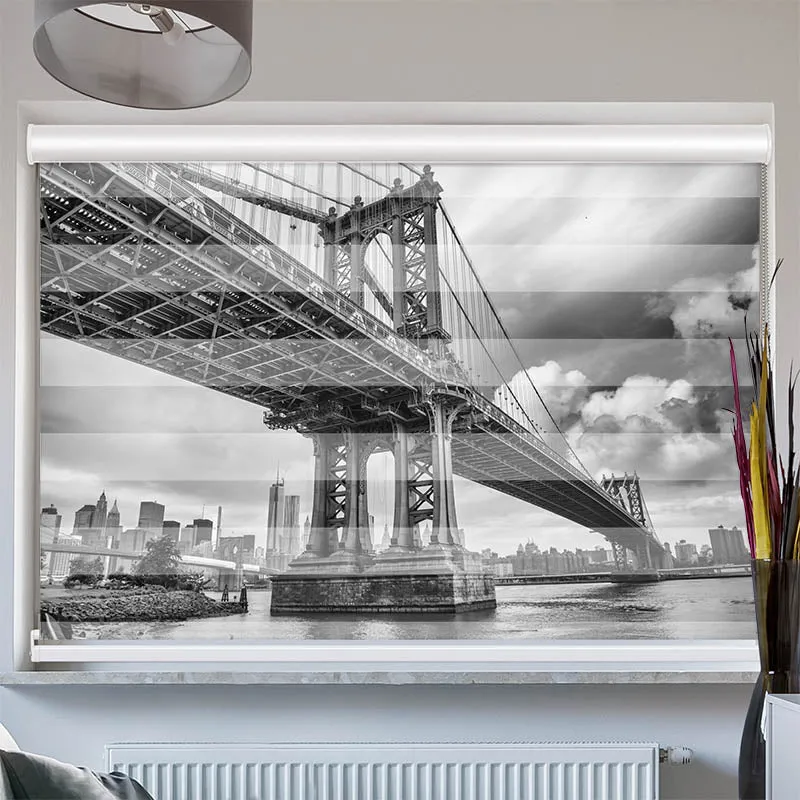 Doppelrollo mit Kassette "Brooklyn Bridge"