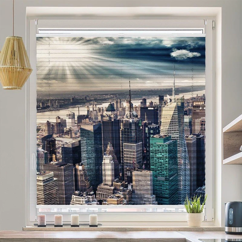 Plissee Motiv "Skyline Manhattan"
