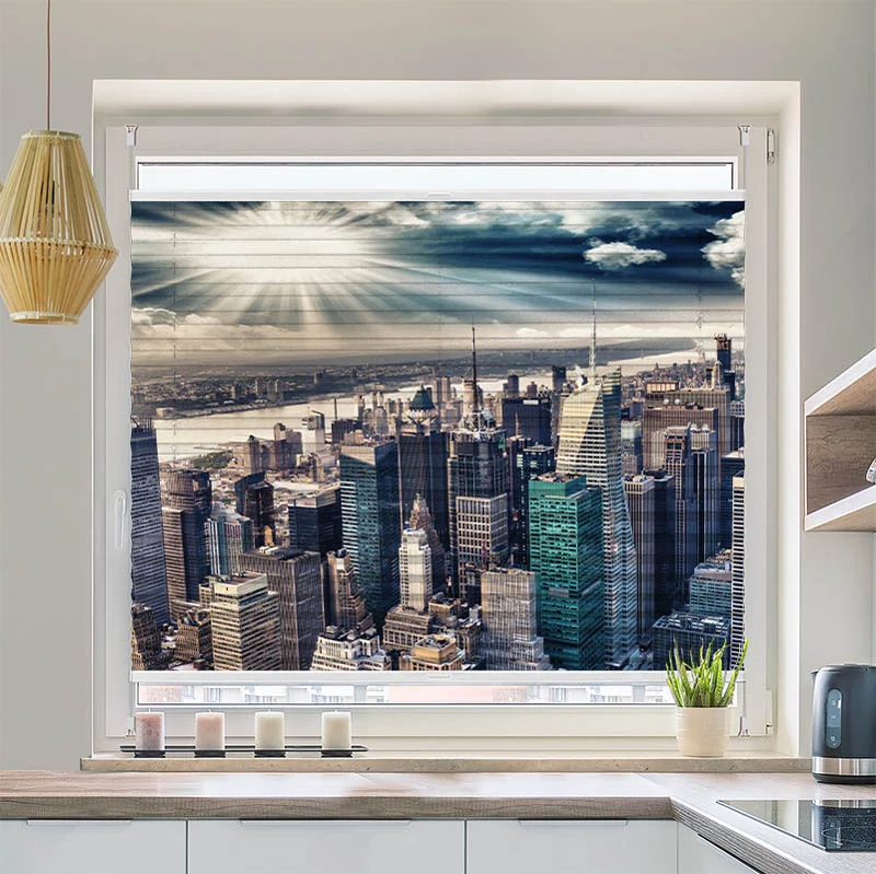 Plissee Motiv "Skyline Manhattan"