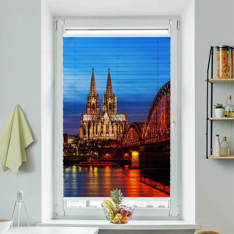 Plissee Motiv "Koelner Dom"