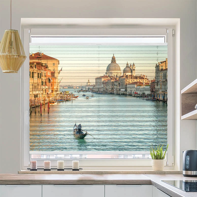 Plissee Motiv "Venedig Canale Grande"