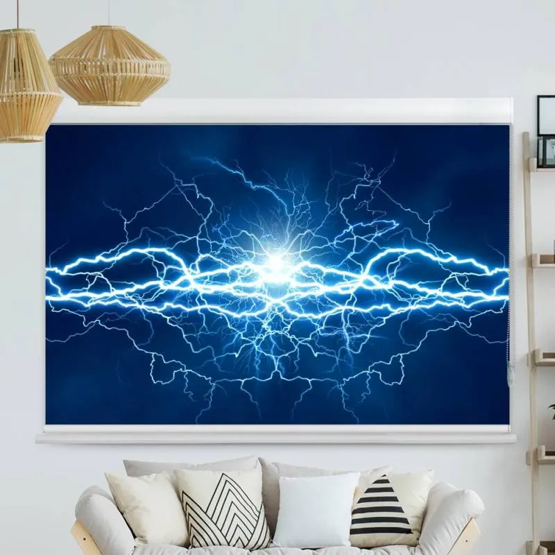 Kassettenrollo Motiv "Elektrik Techno" | bis B 420 x H 420 cm
