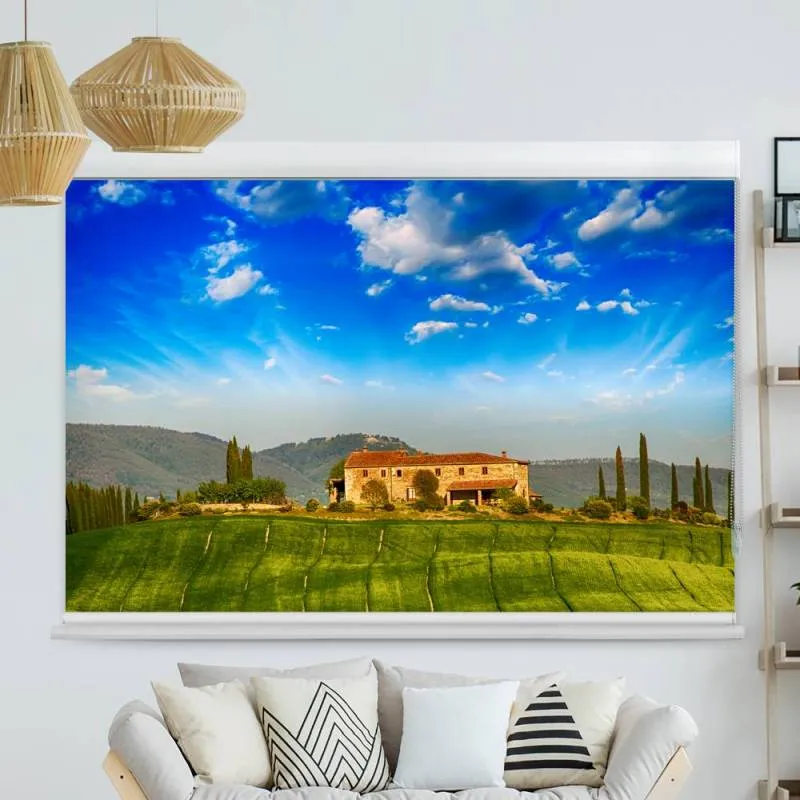 Kassettenrollo Motiv "Toskana" | bis B 420 x H 420 cm