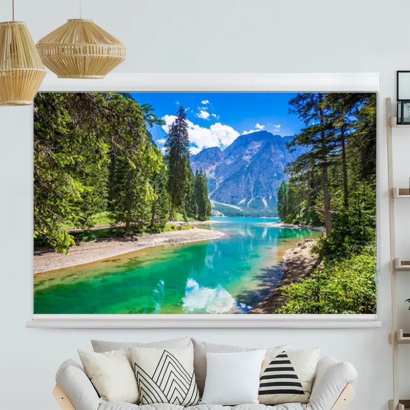 Kassettenrollo Motiv "Pragser Wildsee" | bis B 420 x H 420 cm