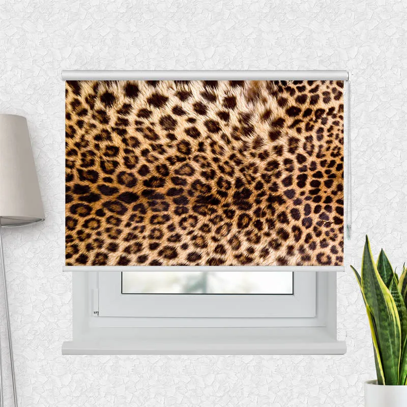 Motivrollo 'Leopardenmuster' | Bis B 430 x H 440 cm