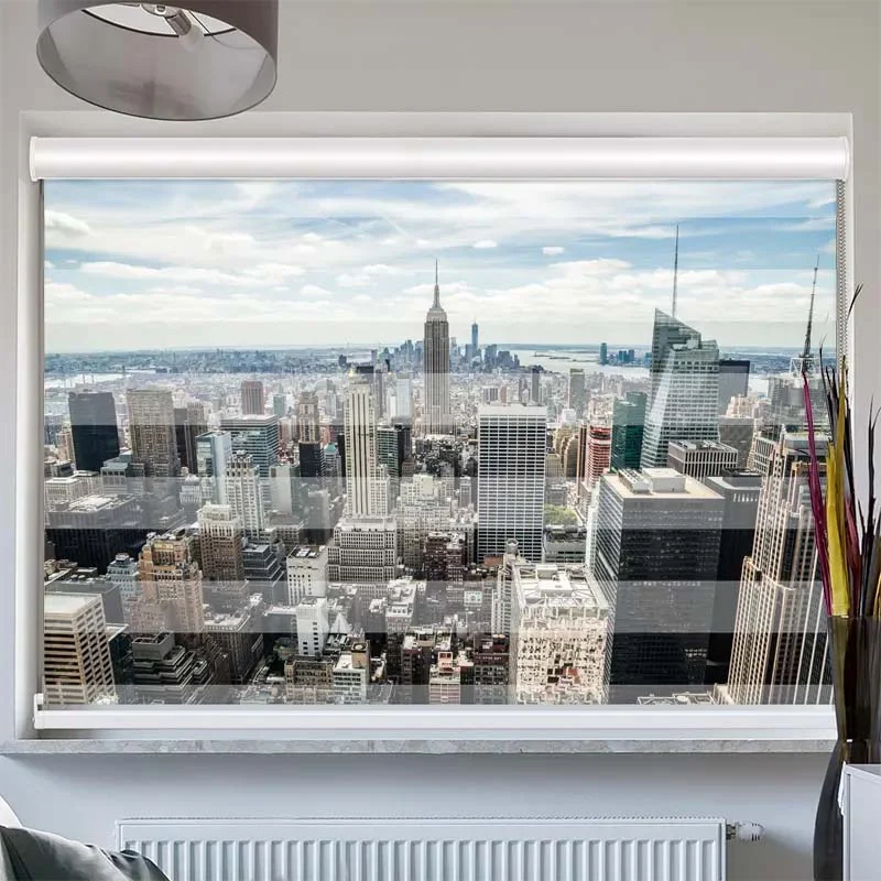 Doppelrollo mit Kassette "Manhattan Skyline"