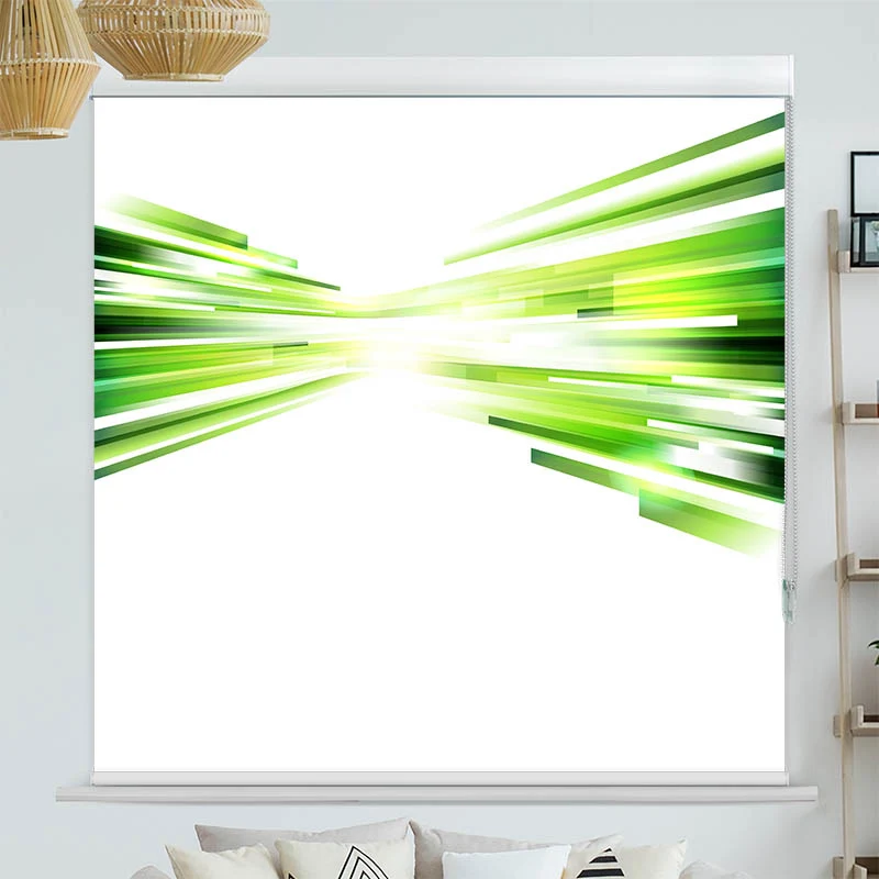 Kassettenrollo Motiv "Grafik Futuristisch" | bis B 420 x H 420 cm