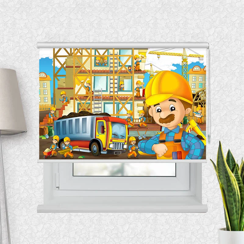 Motivrollo 'Baustelle' | Bis B 430 x H 440 cm