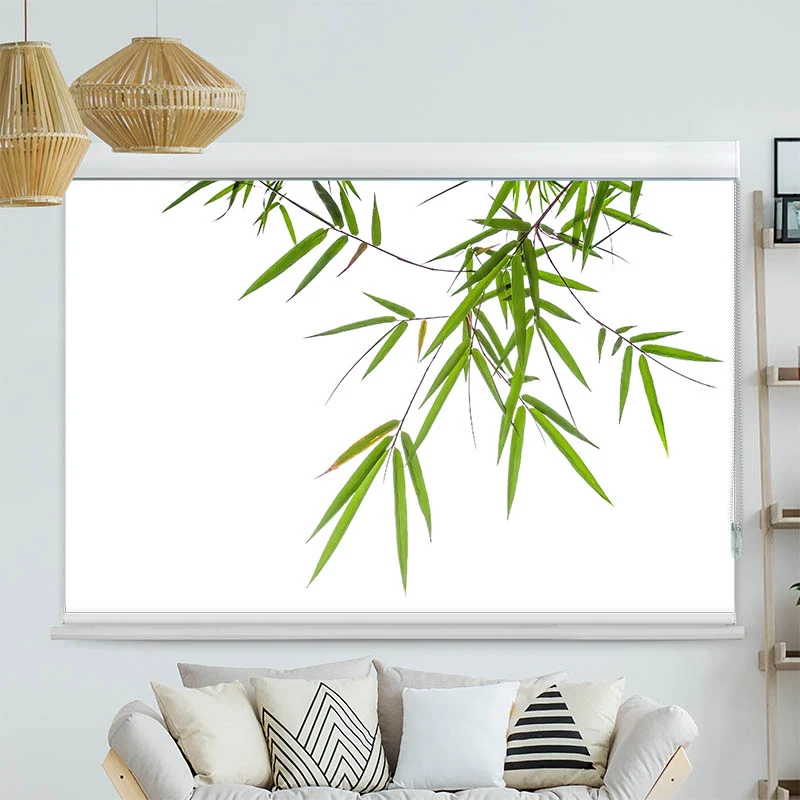 Kassettenrollo Motiv "Bambus von Oben" | bis B 420 x H 420 cm