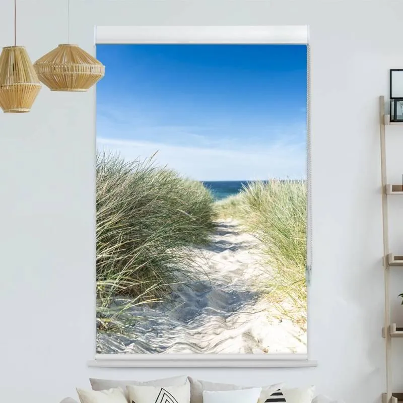 Kassettenrollo Motiv "Duene Meer" | bis B 420 x H 420 cm