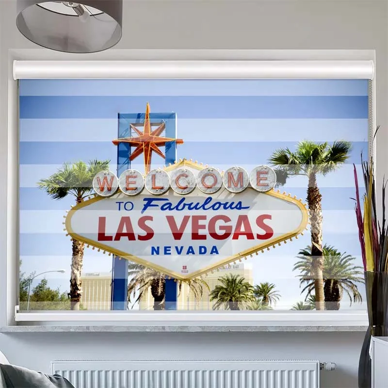 Doppelrollo mit Kassette "Las Vegas"