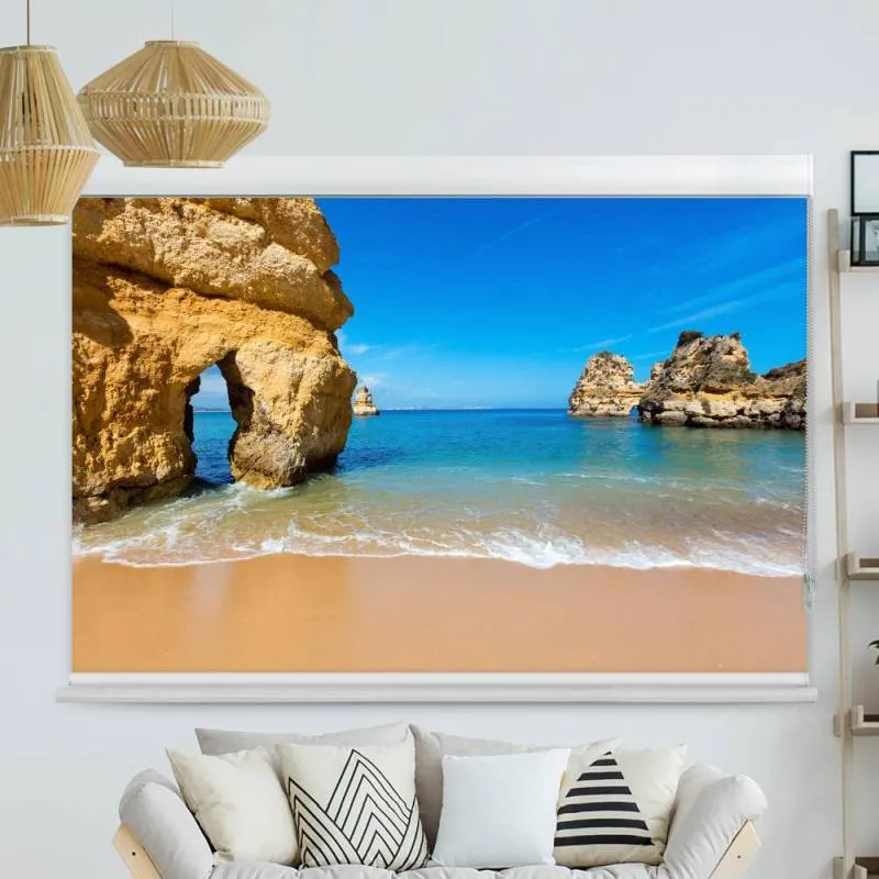 Kassettenrollo Motiv "Algarve Portugal Lagos" | bis B 420 x H 420 cm