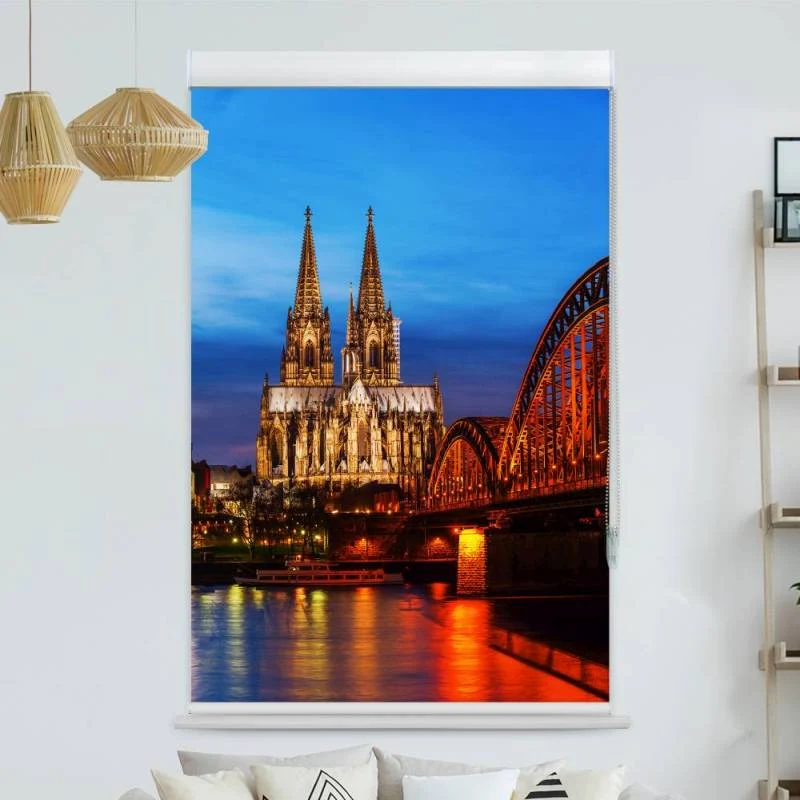 Kassettenrollo Motiv "Koelner Dom" | bis B 420 x H 420 cm