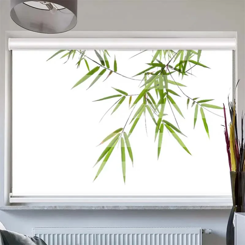 Doppelrollo mit Kassette "Bambus von Oben"