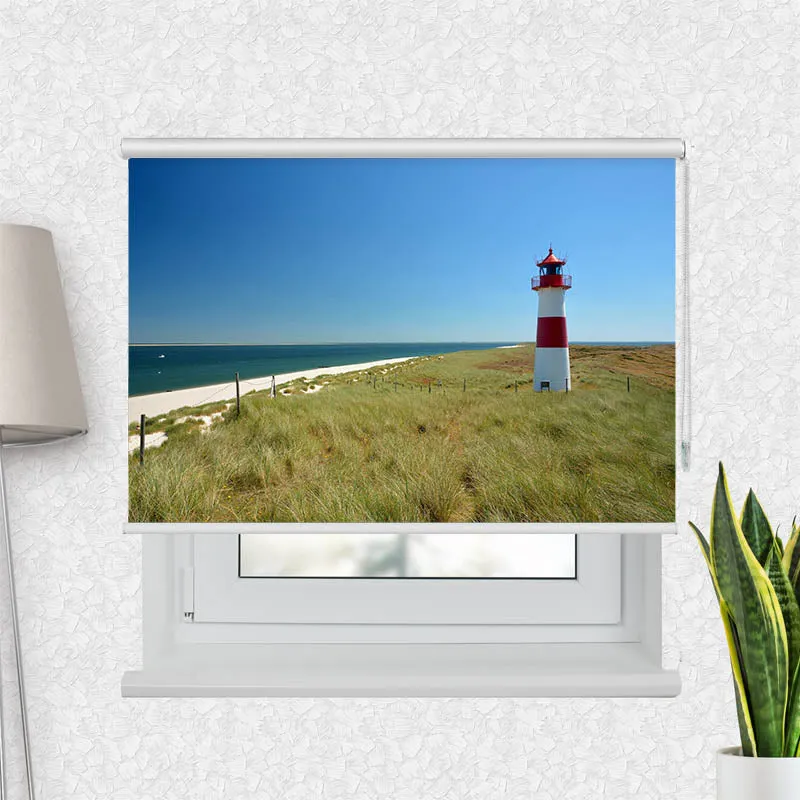 Motivrollo 'Leuchtturm Meer' | Bis B 430 x H 440 cm