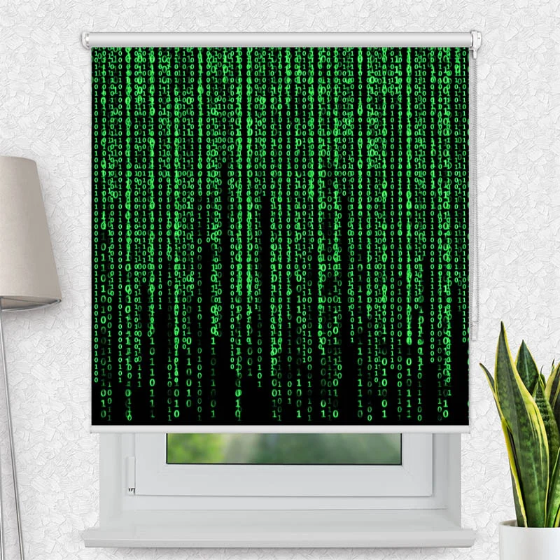 Motivrollo 'Matrix Code' | Bis B 430 x H 440 cm
