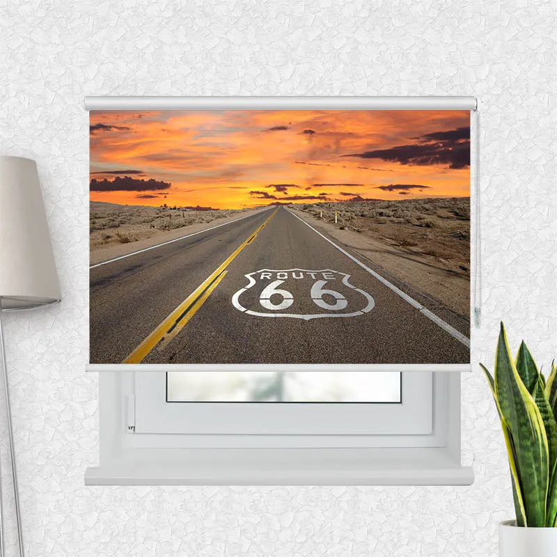 Motivrollo 'Route 66' | Bis B 430 x H 440 cm