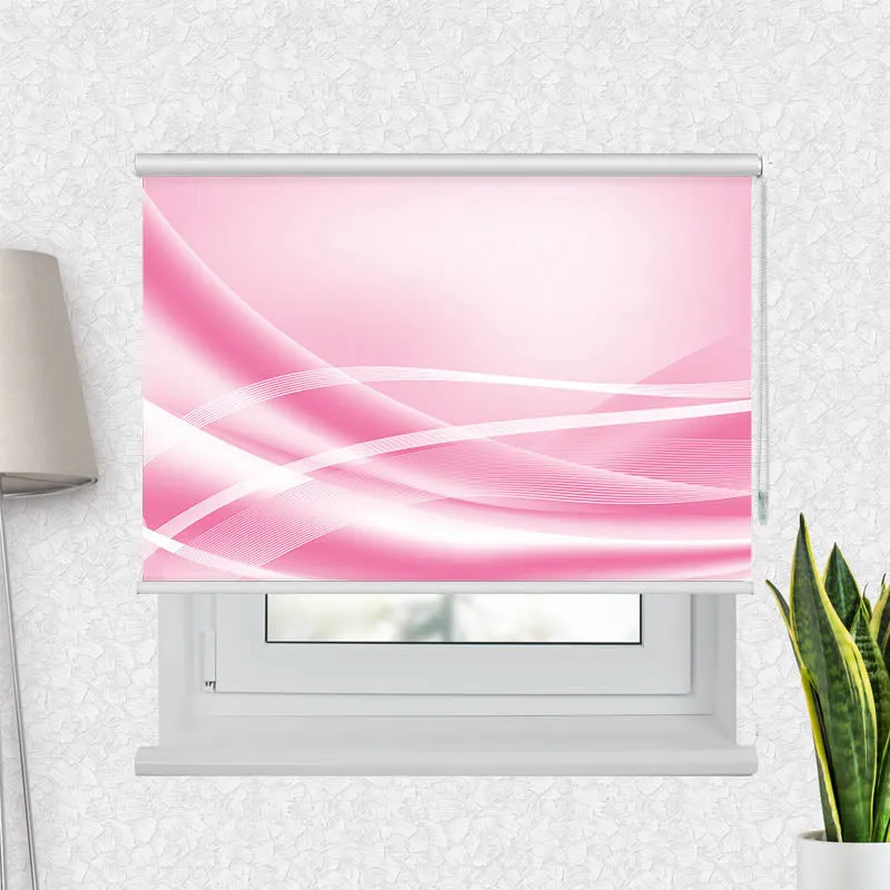 Motivrollo 'Grafik Rosa' | Bis B 430 x H 440 cm