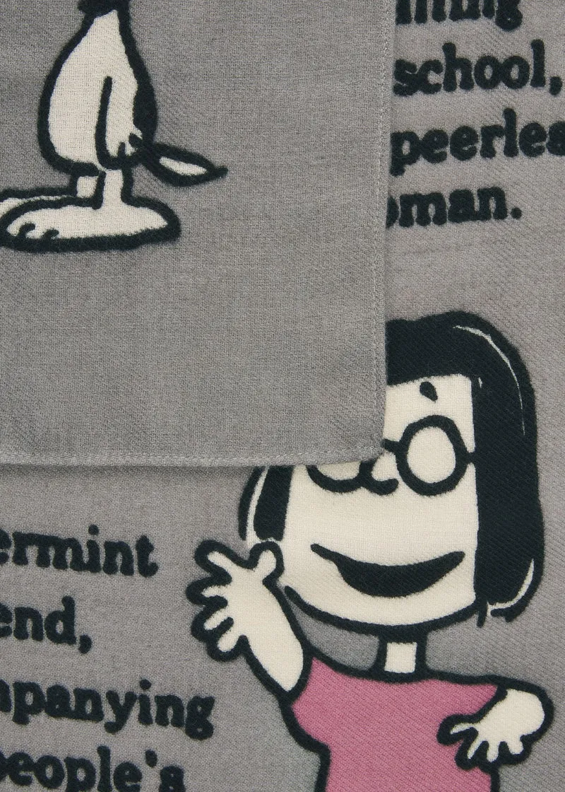 Schal mit Peanuts-Charakteren