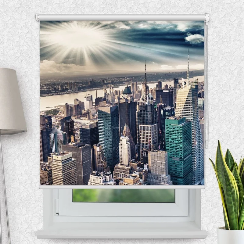 Motivrollo 'Skyline Manhattan' | Bis B 430 x H 440 cm