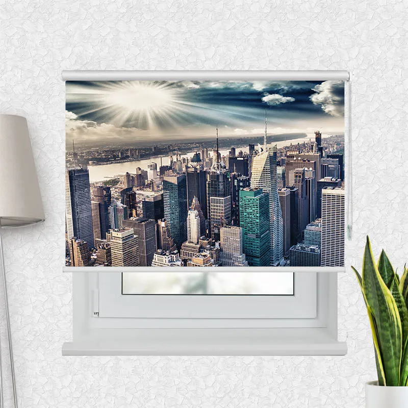 Motivrollo 'Skyline Manhattan' | Bis B 430 x H 440 cm
