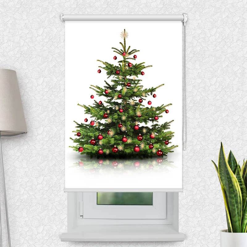 Motivrollo 'Weihnachtsbaum' | Bis B 430 x H 440 cm