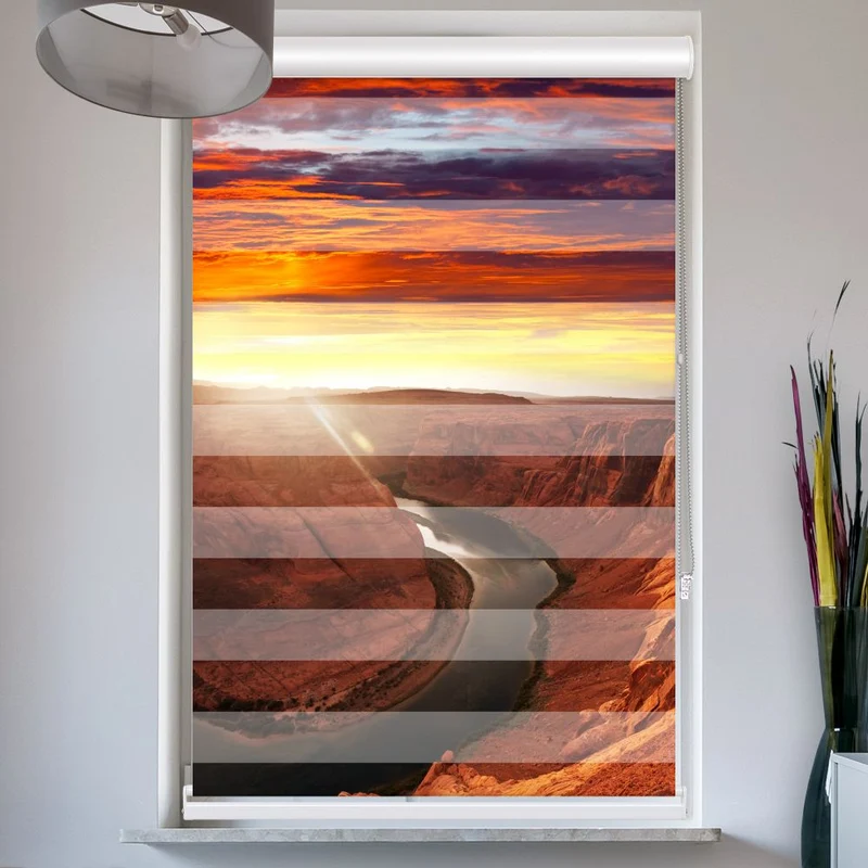 Doppelrollo mit Kassette "Grand Canyon"