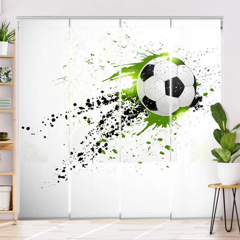 Schiebegardine Motiv "Soccer"