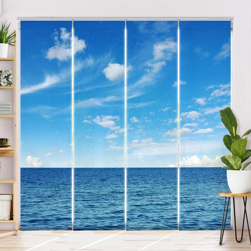 Schiebegardine Motiv "Ozean und Blauer Himmel"