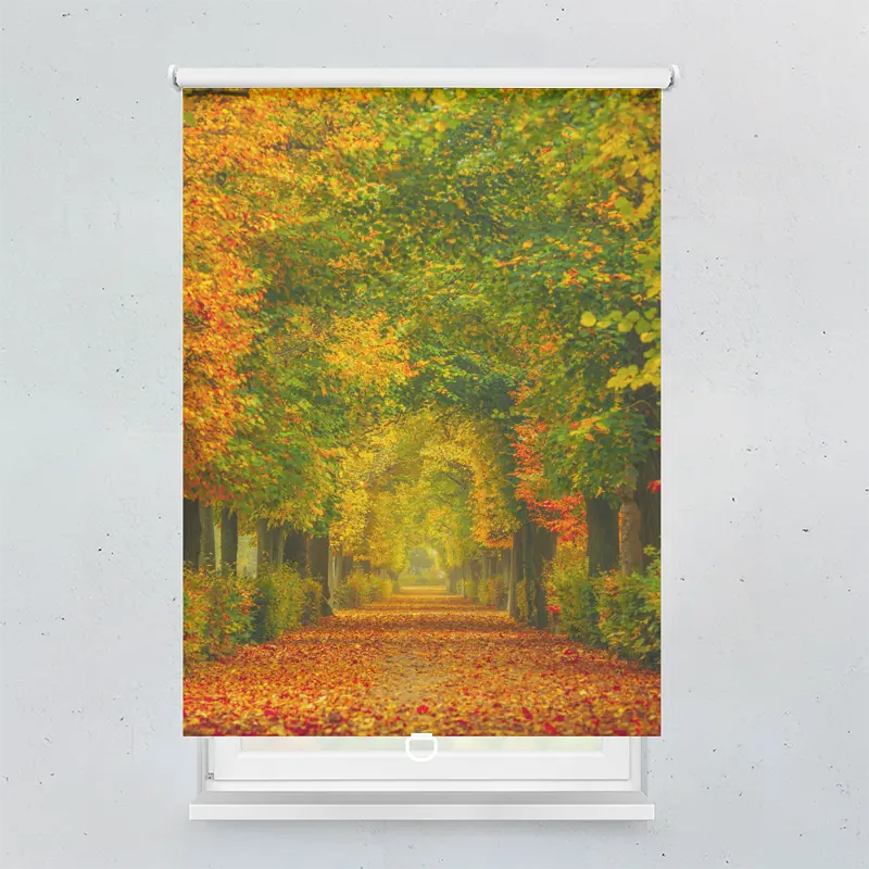 Springrollo Motiv "Herbstweg"