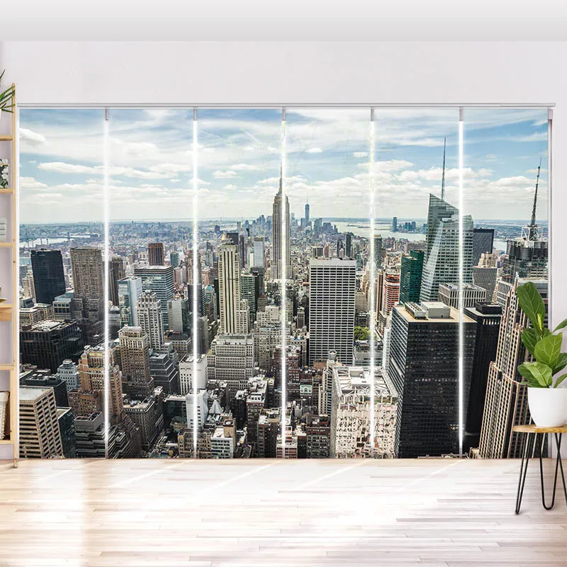 Schiebegardine Motiv "Manhattan Skyline"