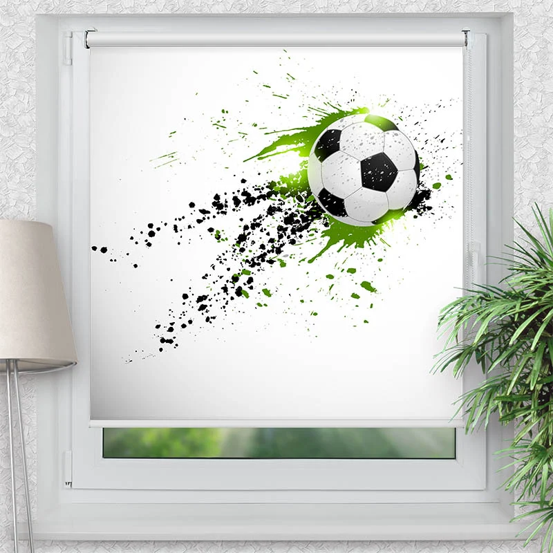 Klemmfix Rollo "Soccer" | Motiv-Klemmrollo