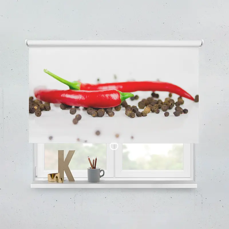 Springrollo Motiv "Chili Auf Pfeffer"