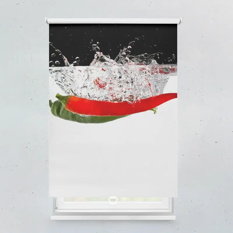 Springrollo Motiv "Chili In Kalten Wasser"
