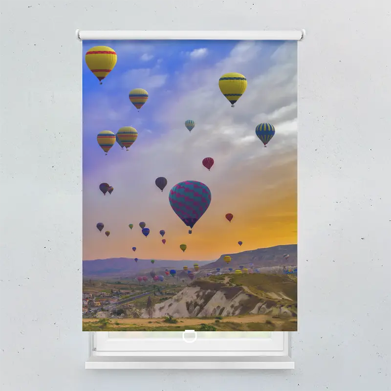 Springrollo Motiv "Heissluftballons"