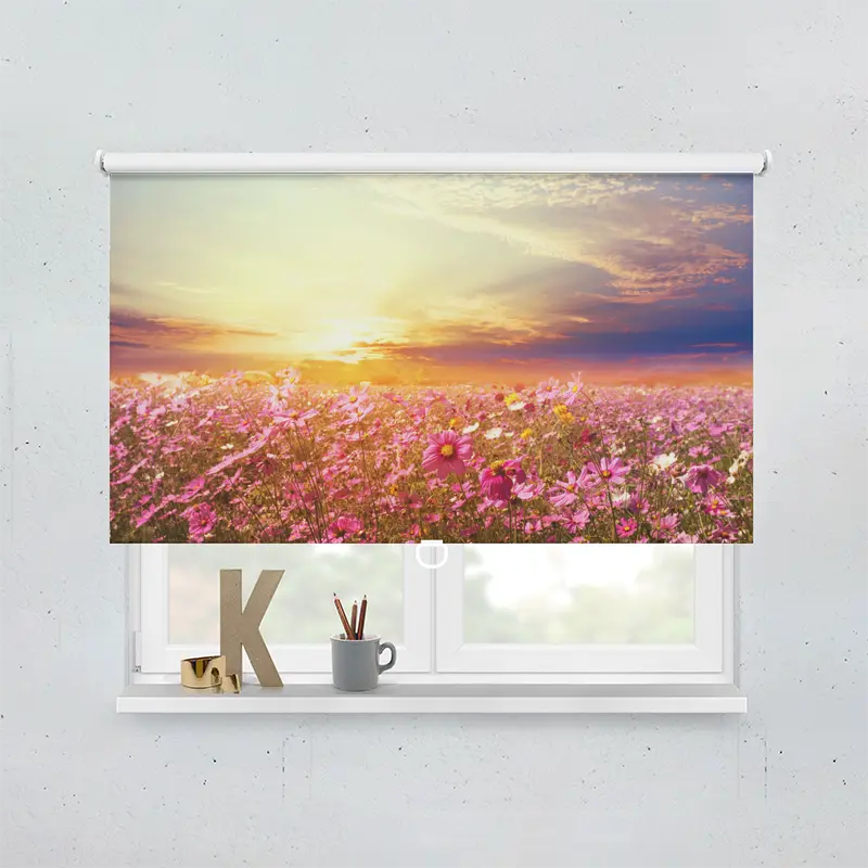 Springrollo Motiv "Koesmeen Wiese Blueten"