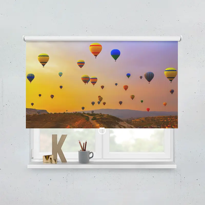 Springrollo Motiv "Heissluftballons"