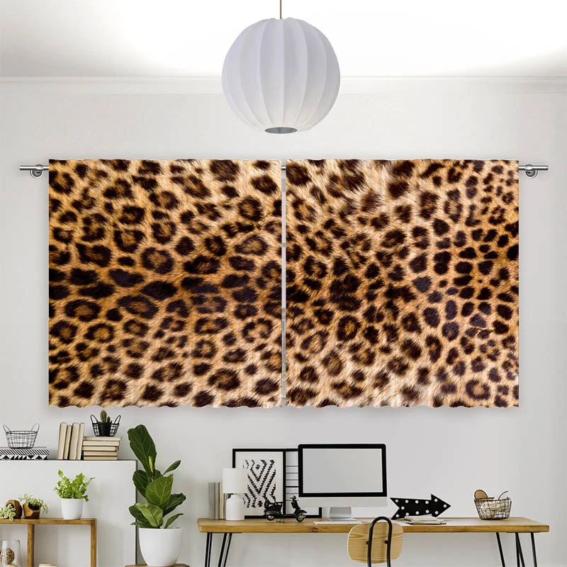 Vorhang Motiv "Leopardenmuster"