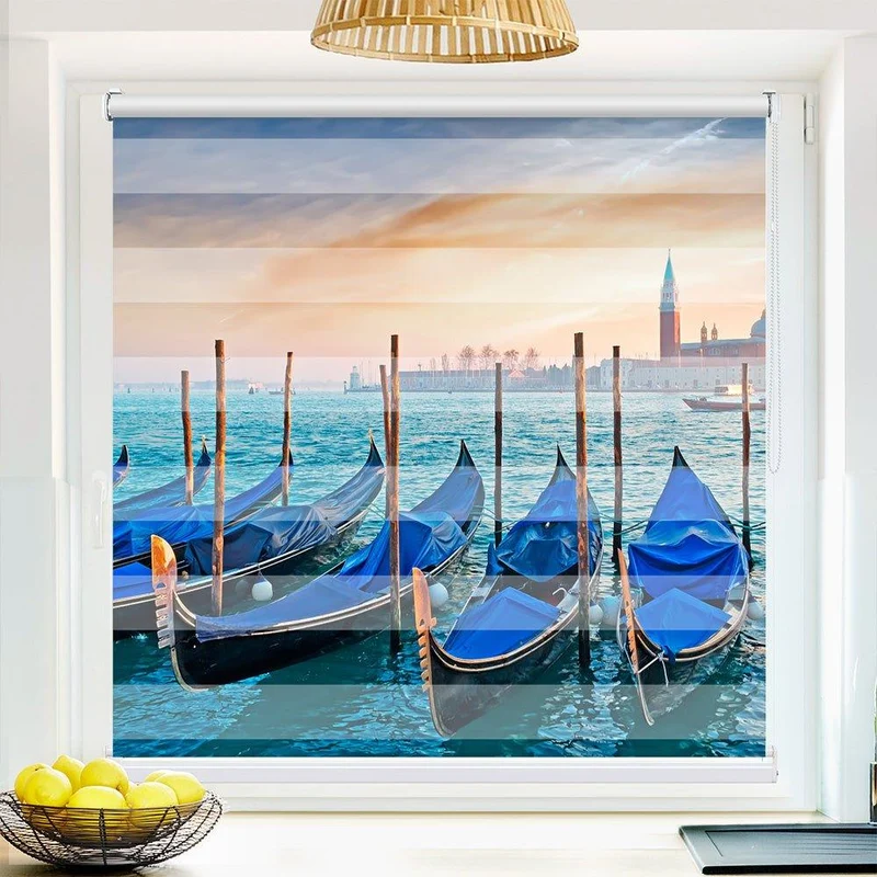 Klemmfix Doppelrollo "Venedig Canale Grande" | Klemm Doppelrollo