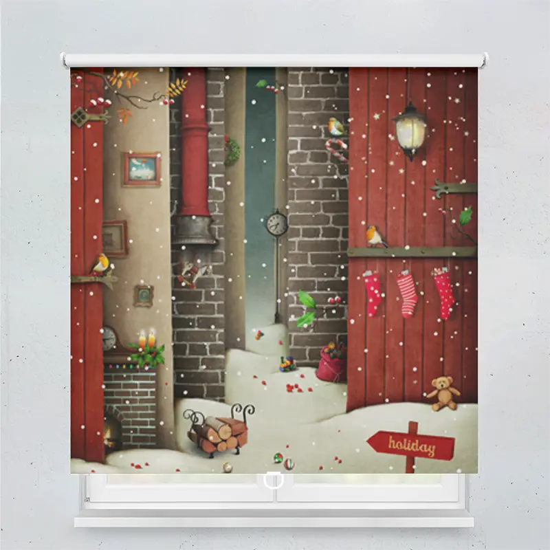 Springrollo Motiv "Weihnachten Fantasie"