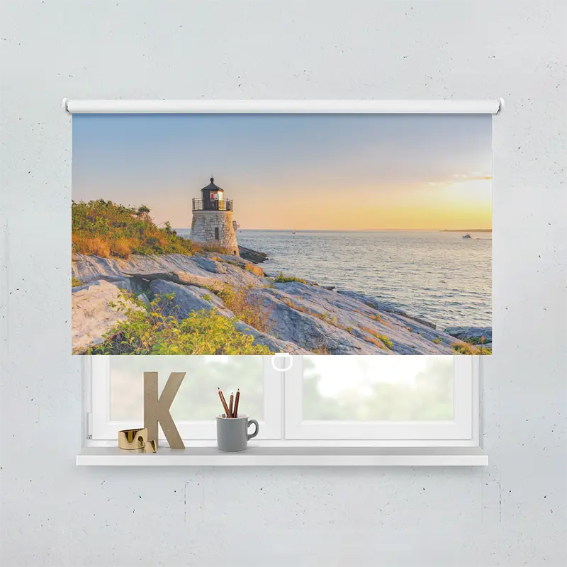Springrollo Motiv "Rhode Island Leuchtturm"