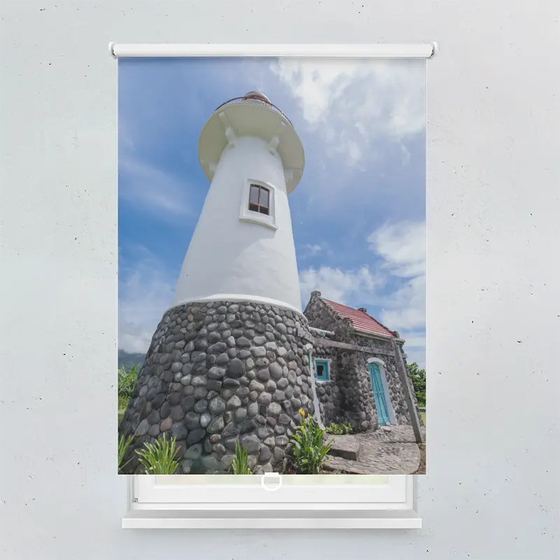 Springrollo Motiv "Leuchtturm In Basco Island"