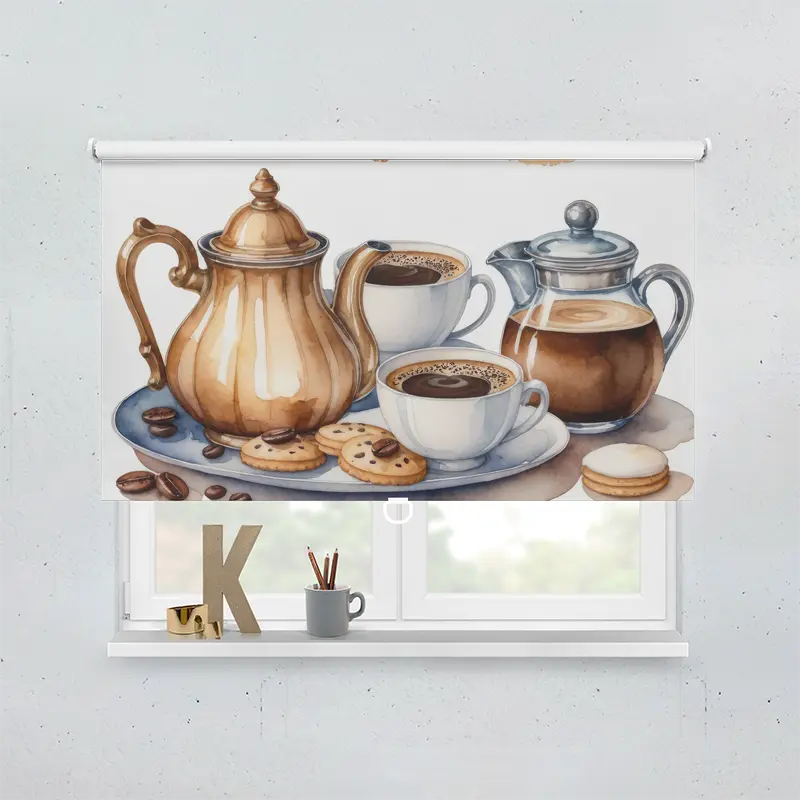 Springrollo Motiv "Kaffeezeit"